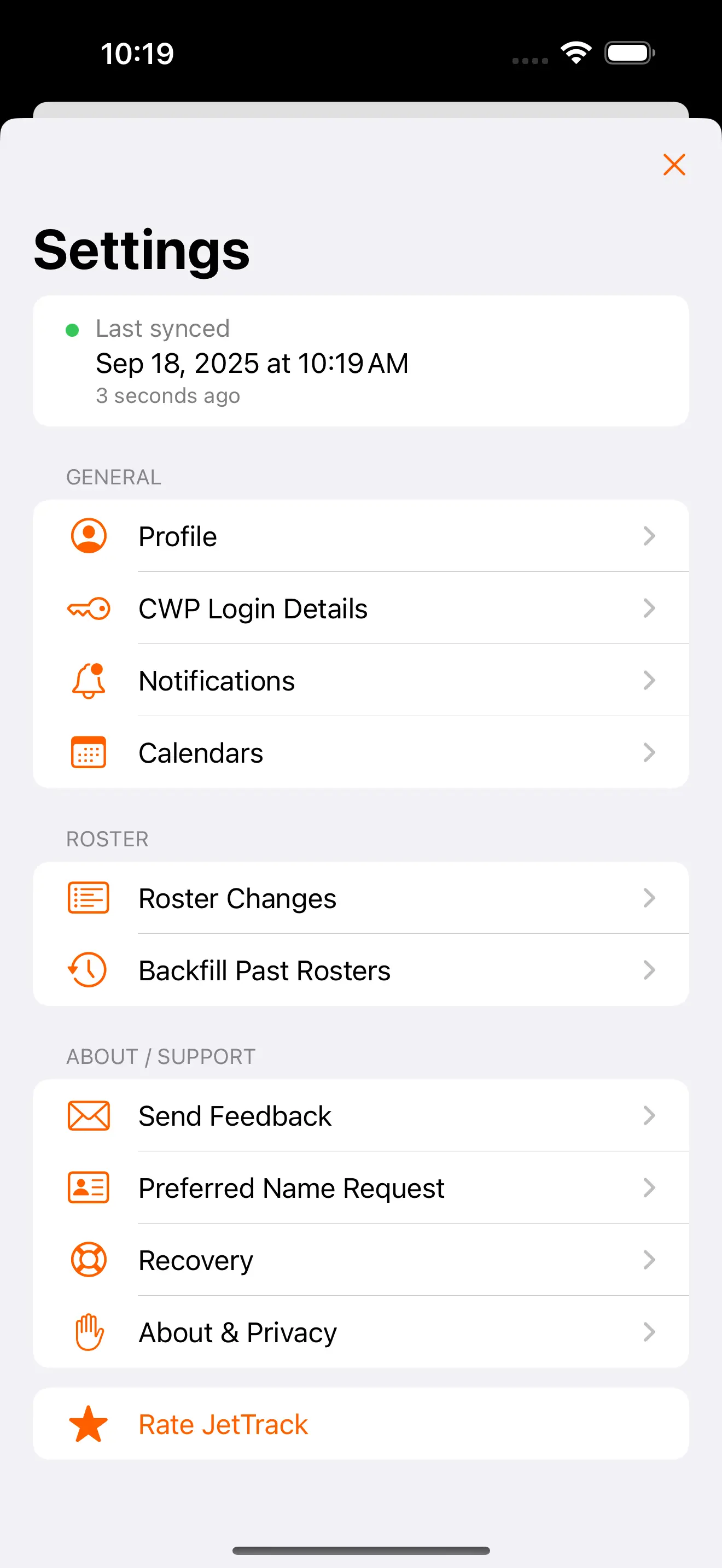 Light theme month view